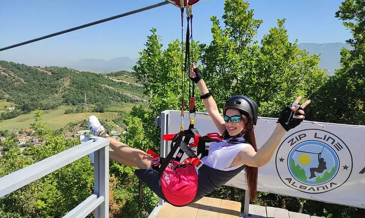 Tirana Petrela Adrenaline Tour on Balkans Longest Zipline