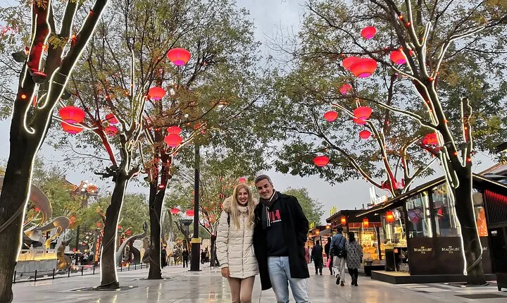 Xi'an Big Wild Goose Pagoda Sleepless Town Night Walking Tour