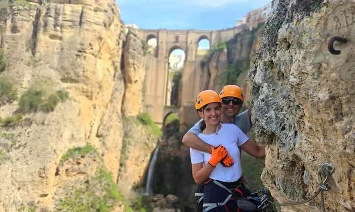 From Marbella: Guided Via Ferrata Tour in the Tajo de Ronda