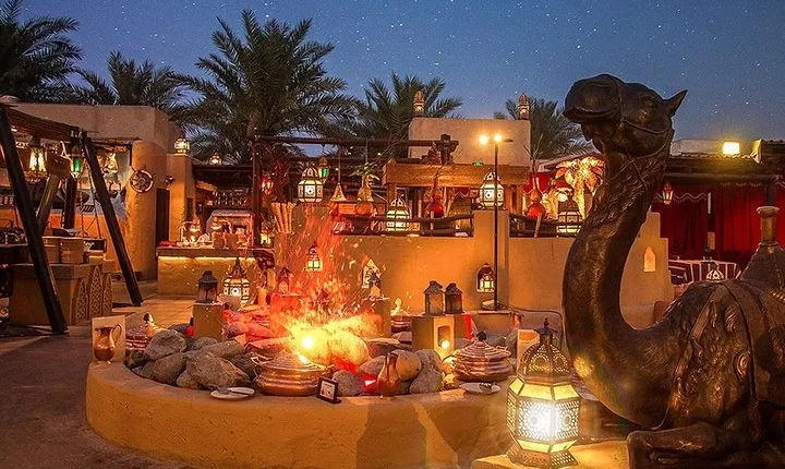Private Red Dune Desert Safari with Extensive Bab al shams Dinner