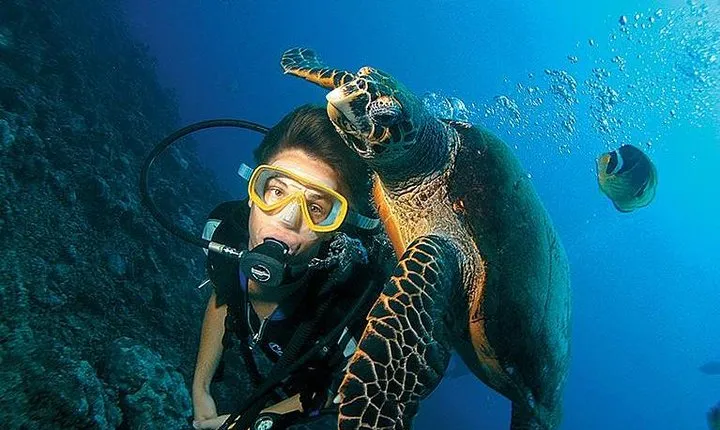 Scuba Diving full of adrenaline in Antalya