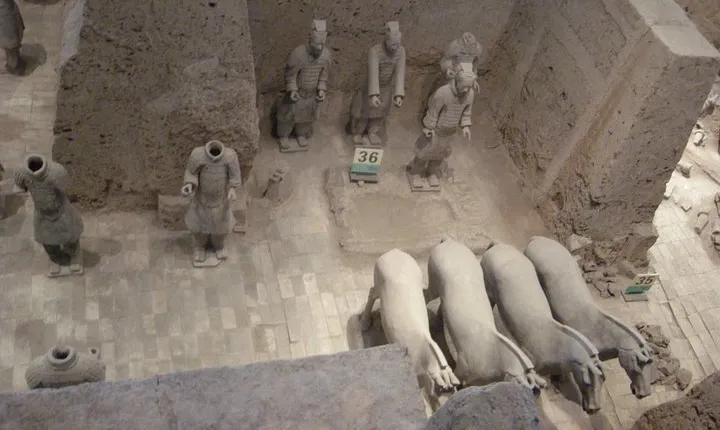Xi'an Terracotta Warriors Museum and Xi'an Railway Station Drop off Day Tour