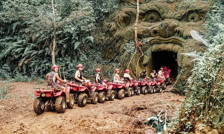 ATV Quad Bike Bali with Waterfall Gorilla Cave and Lunch