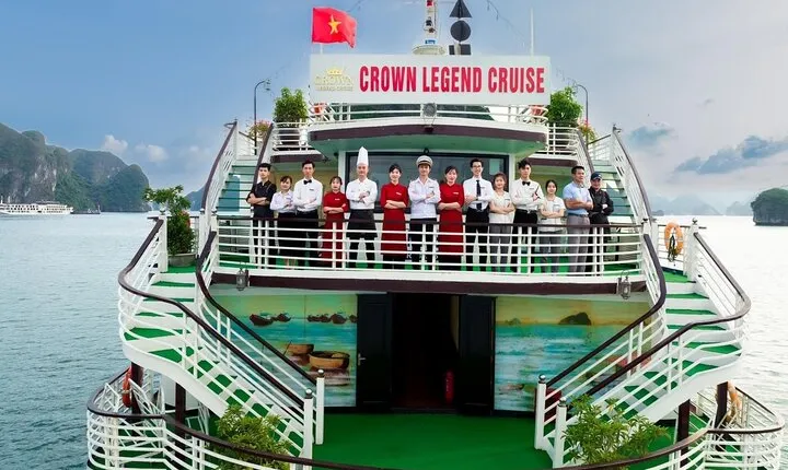Halong Bay Crown Legend Cruise 2 Day from Hanoi included Transfer