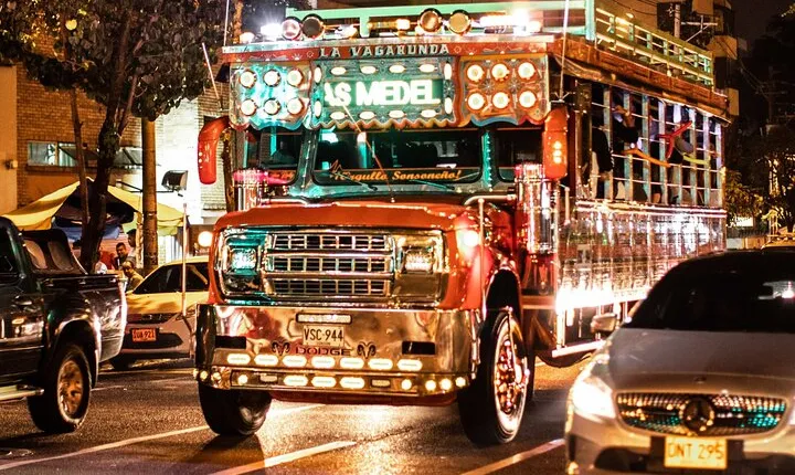 Experience Chiva Rumbera with Pick-up in Medellin
