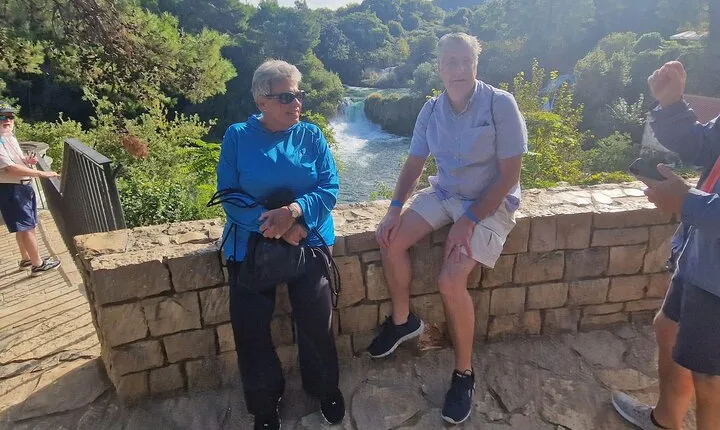 Private Krka Waterfalls with Wine and Prosciutto Shore Excursion