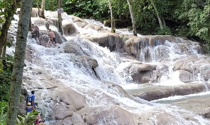 Dunn's River Falls and Martha Brea Bamboo rafting with admissions