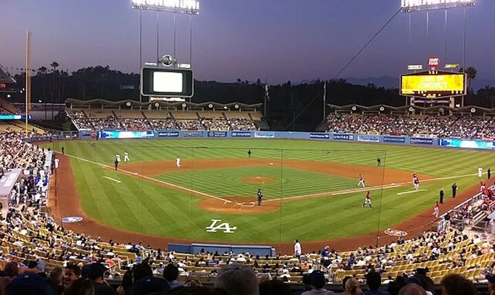 Los Angeles Dodgers Baseball Game at Dodger Stadium