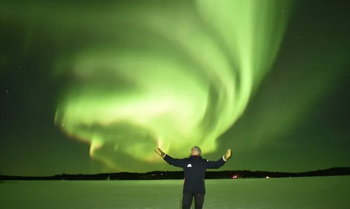 Aurora Hunt on Wheels in Rovaniemi