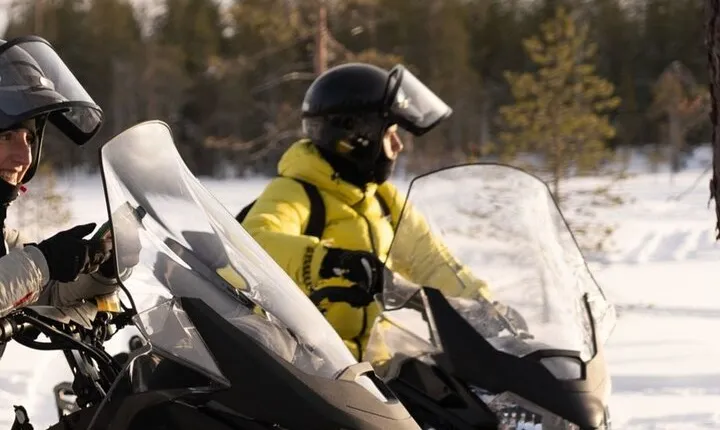 Family Snowmobile Safari in Rovaniemi