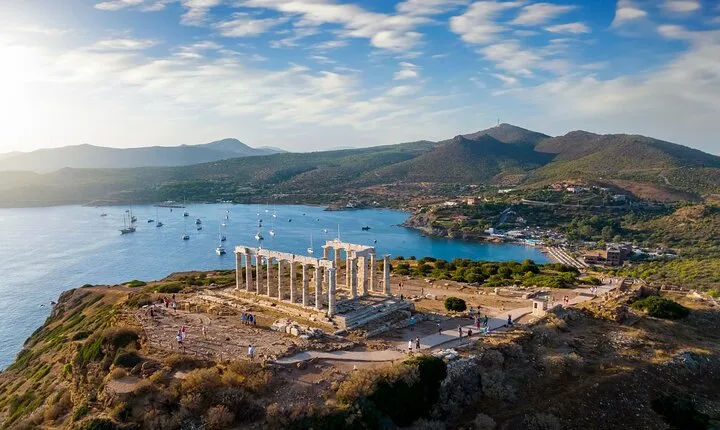 Cape Sounio Sunset Spanish guided tour