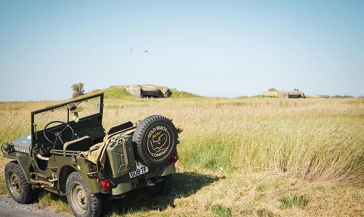 Normandy WW2 Full Day Classic Jeep Tour