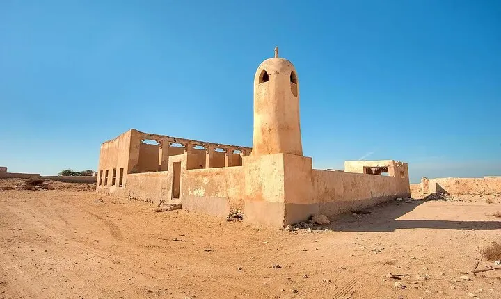 North of Qatar Tour to Olafur Eliasson Zubara Fort Jumail Village