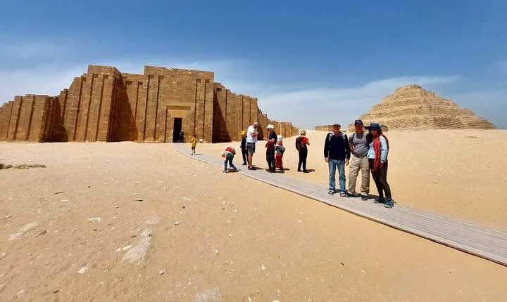 Sakkara step pyramids and Memphis half day tour from Cairo and Giza hotels