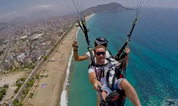 Paragliding at Alanya