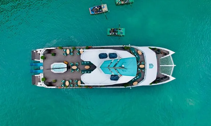 Halong Catamaran Cruise - The Most Luxury Day Tour - Water Slides