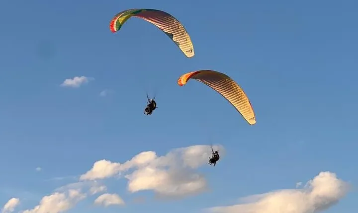 Paragliding and Camel tour in Agafay from Marrakech