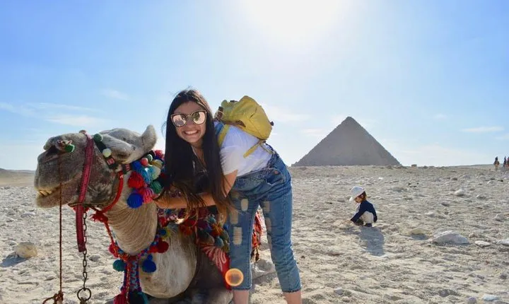 Giza Pyramids, Sphinx, Camel Ride and Sakkara Pyramids Day Tour