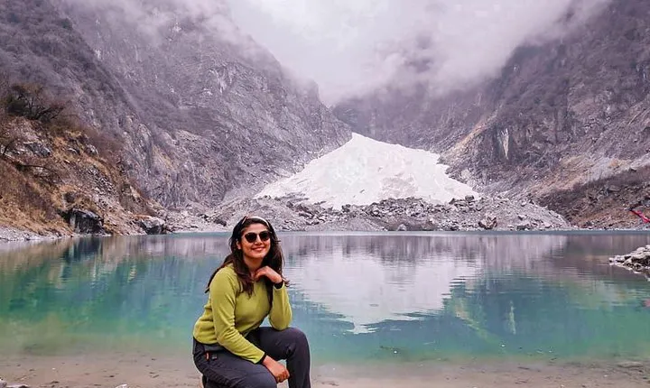 4WD Jeep Drive Kaphuche Glacier Lake Tour and Trekking From Pokhara