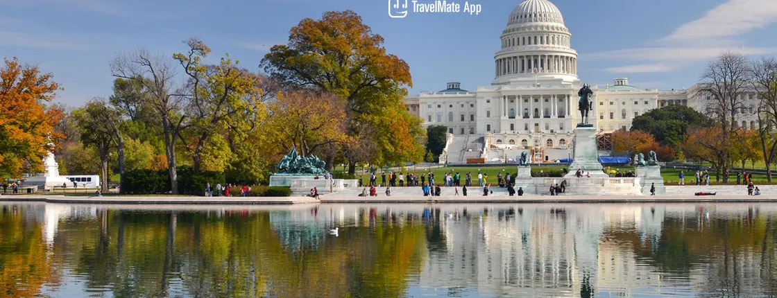 Washington DC audio guide with TravelMate app