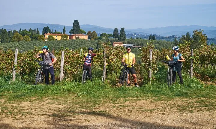 E-bike Chianti Classico & Tuscany tour with Wine & Lunch at Farm