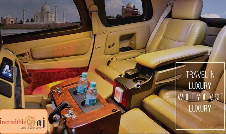 From Delhi: Luxury Taj Mahal Day Tour By Audi / BMW/ Mercedes