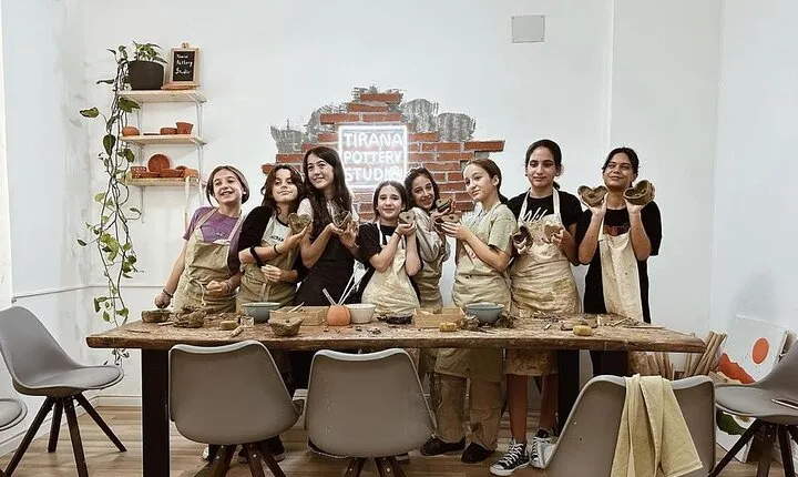 Pottery and Wine Workshop in Tirana