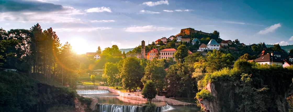 Three pearls of Central Bosnia - Travnik, Jajce Waterfalls and Jajce Mills