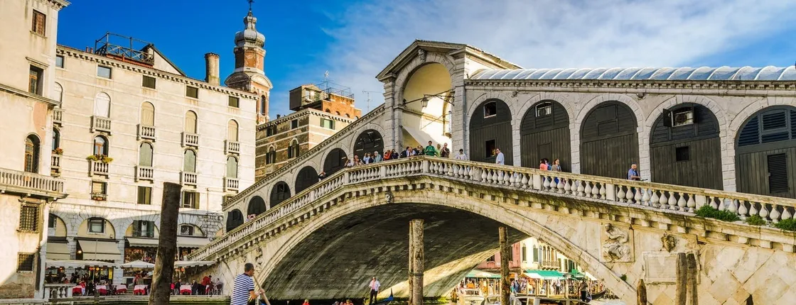 Gondola ride experience in Venice