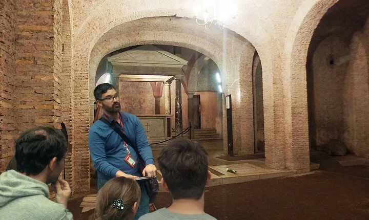 Rome: Domitilla Catacombs and St. Clemente Underground