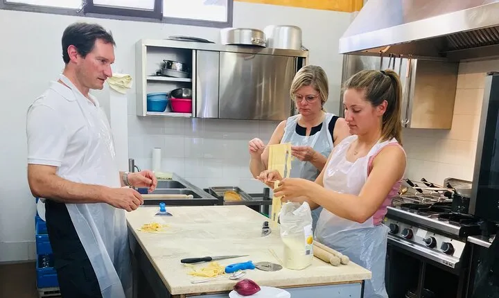 San Gimignano Pasta Cooking Class in a Winery from Florence