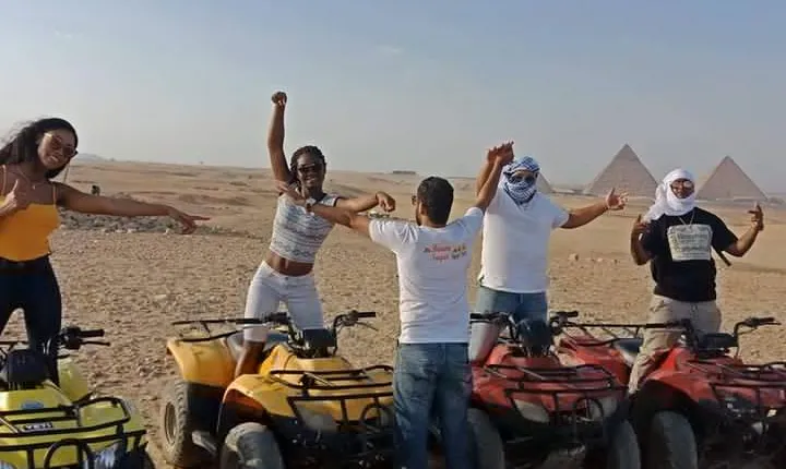 Desert Safari by Quad Bike Around Pyramids