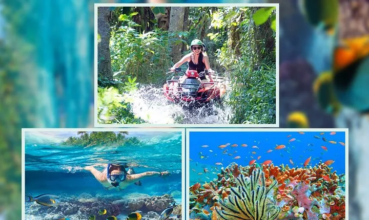 Bali Snorkeling 2 Spots & ATV Quad Bike with Lunch & Transfer