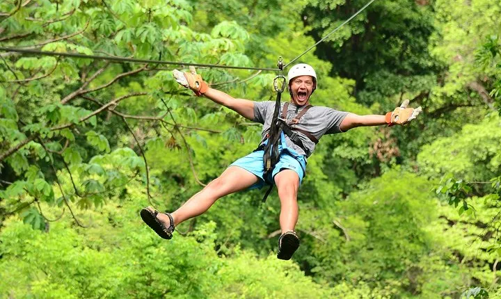 Zipline and Horseback Riding with visit to Waterfall in Jacó