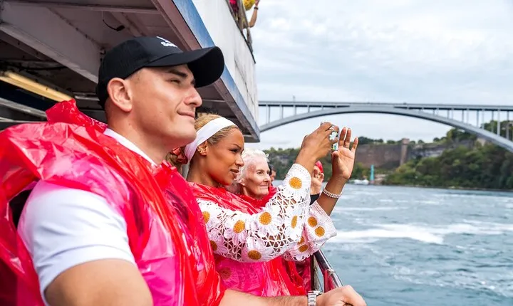 Niagara Falls Tour: Boat Cruise, Journey Behind Falls and Skylon