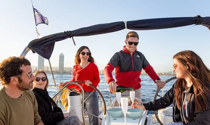 Barcelona Private Sailing Trip with unlimited drinks and snacks