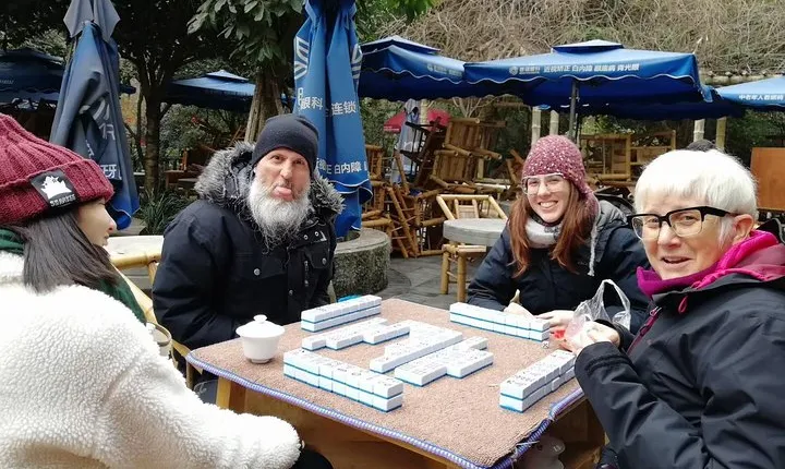3 hours Xi'an Mahjong Class with Local Tea