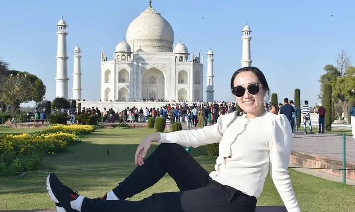 Taj Mahal Sunrise & Sunset Overnight Private Tour from Delhi