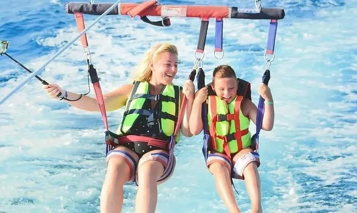 Nusa Dua Parasailing, Jet sky, GWK with Uluwatu Kecak Fire Dance