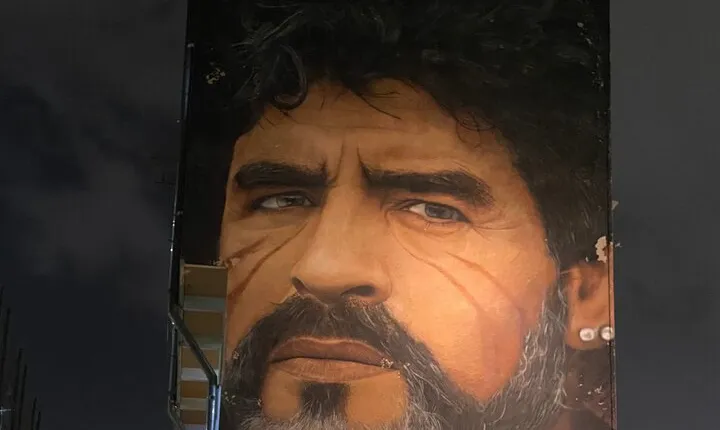 Naples tour Maradona street art
