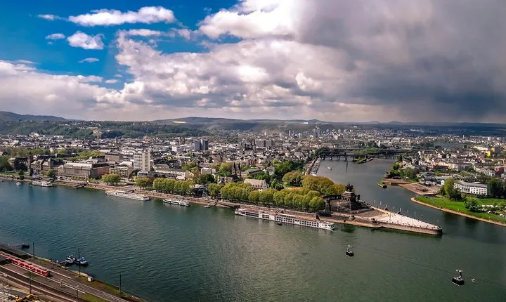 Koblenz - Old Town including the Deutsches Eck