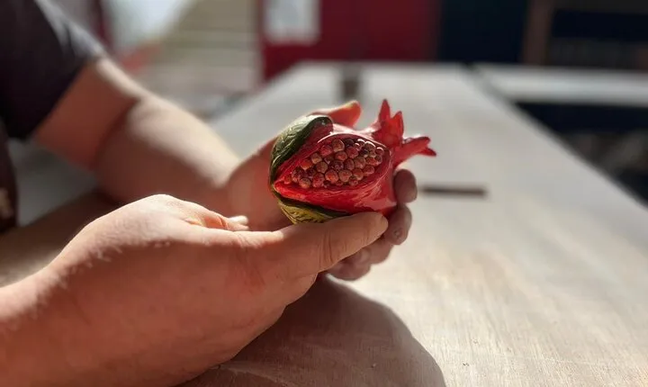 Rhodes : Pottery Masterclass - Make a Pomegranade 