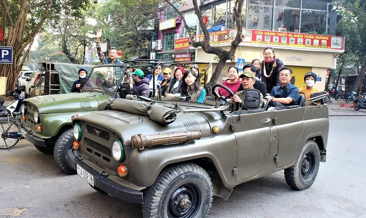 Hanoi Jeep Tours Led By Women: City & Red River Half Day