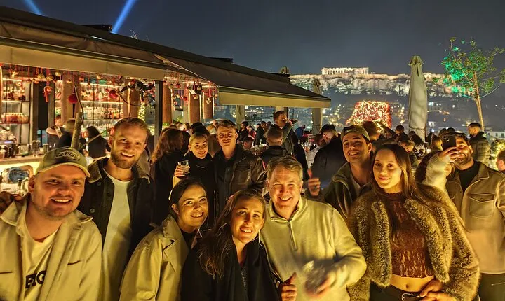 Athens: Small-Group Rooftop & Offbeat Nightlife Gems Pub Crawl