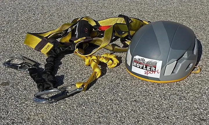 Rent Via Ferrata Sets and Mountaineering Equipment