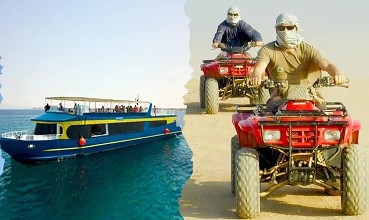 3 Hours ATV Quad, Camel Ride and 2 Hours Semi-Submarine With Transfer - Hurghada