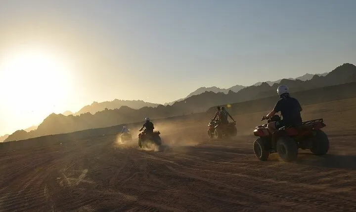 5-Hour Sunset Desert Safari including Quad Bike, Dinner, and Show