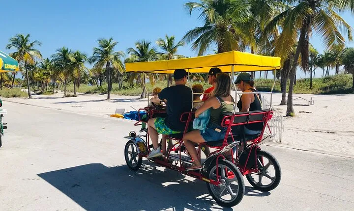Double Quadricycle/Surrey Rental at Crandon Park