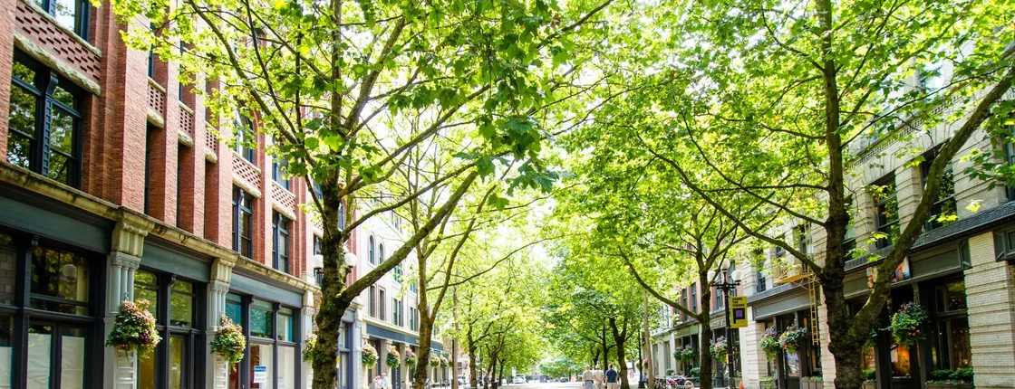 Historical downtown Seattle exploration game and tour