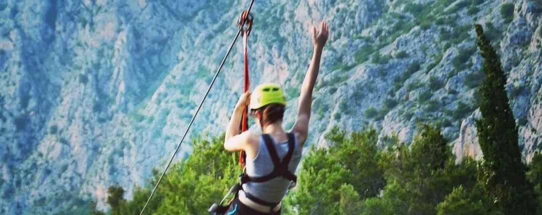 Zipline in Tučepi - from Makarska